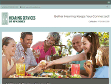 Tablet Screenshot of hearinmckinney.com